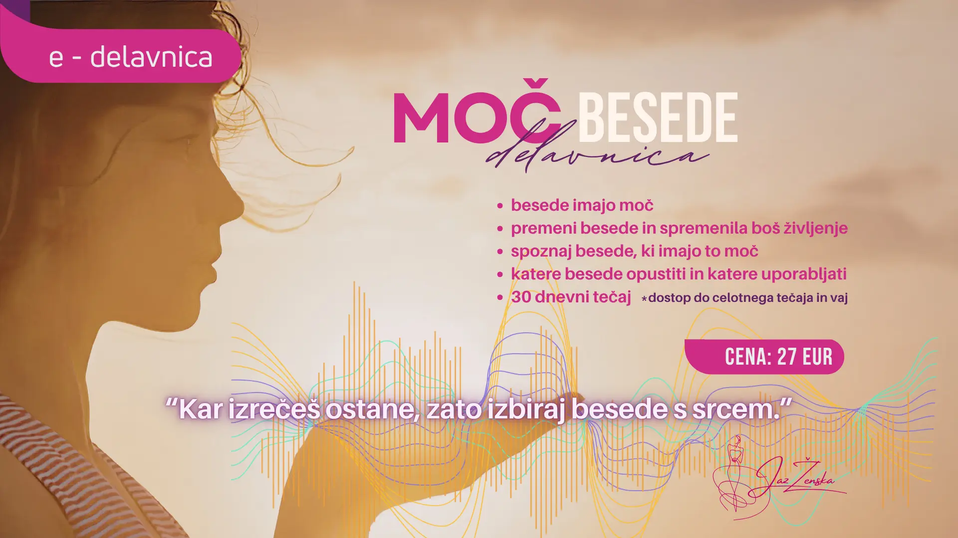 Moč besede – Tečaj